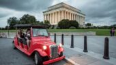 Monuments tour by golf cart
