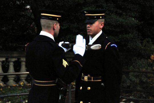 Arlington Cemetery Guided Walk with DC Memorials City Bus Tour
