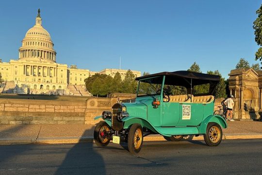 Washington DC Monuments Tour With Vintage T Model Replica